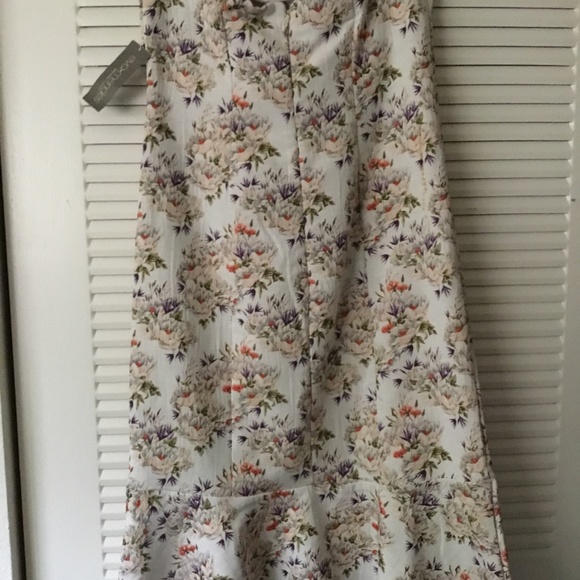 Eva Mendes Embroidered Flowers Floral Dress - Picture 2 of 2